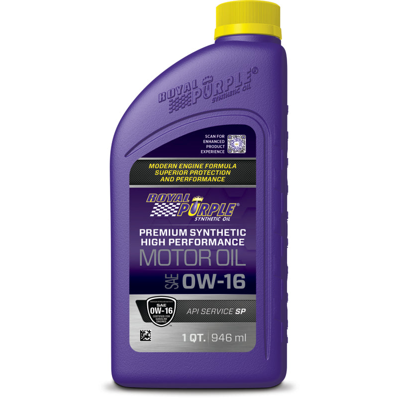 Royal Purple High Performance Ultra-Low Viscosity 0W16 Motor Oil - 1 Quart