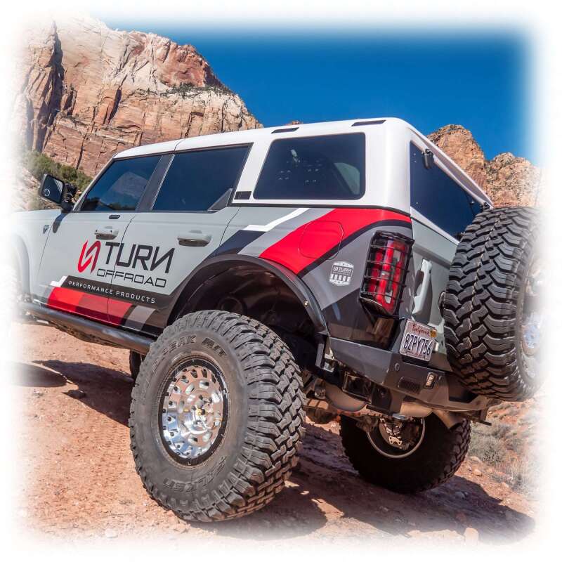 Turn Offroad 21-26 Ford Bronco Hard Top (4 Door) White/Wiper & Defrost