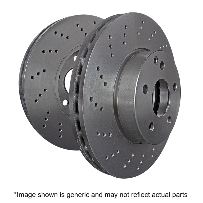 EBC 13-16 Mercedes-Benz GL350 (X166) 3.0TD AMG Package RK Premium Cross-Drilled Rear Rotors