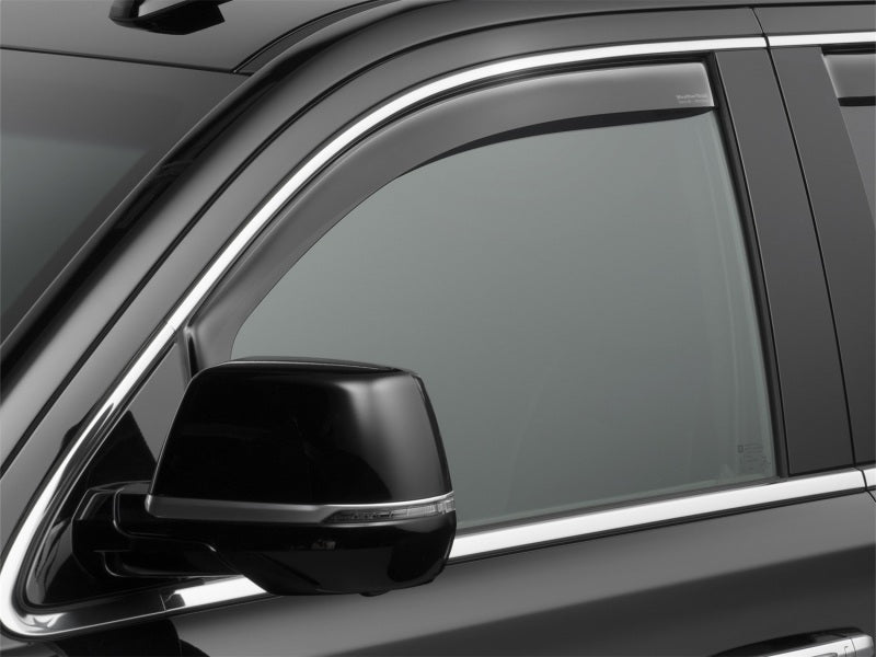WeatherTech 15-20 Cadillac Escalade / Chevrolet Tahoe Rear Side Window Deflectors - Dark Tint