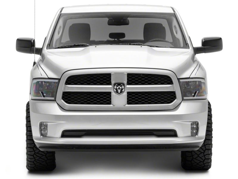 Raxiom 09-18 Dodge RAM 1500/2500/3500 Axial Headlights w/ SEQL LED Bar- Black Housing (Clear Lens)