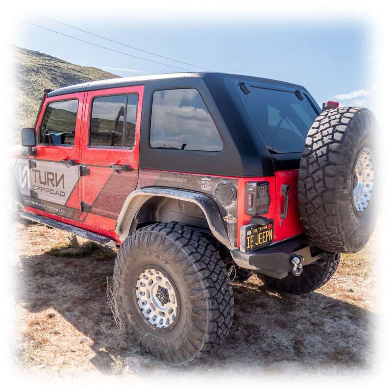 Turn Offroad 2007-2018 Jeep JK 4 Door Fastback Hardtop 2 Piece