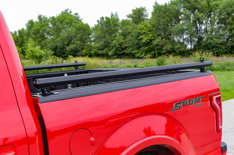 Dee Zee 04-23 Ford F-150/Super Duty Hex Series Side Rails - Texture Black 6 1/2Ft Bed