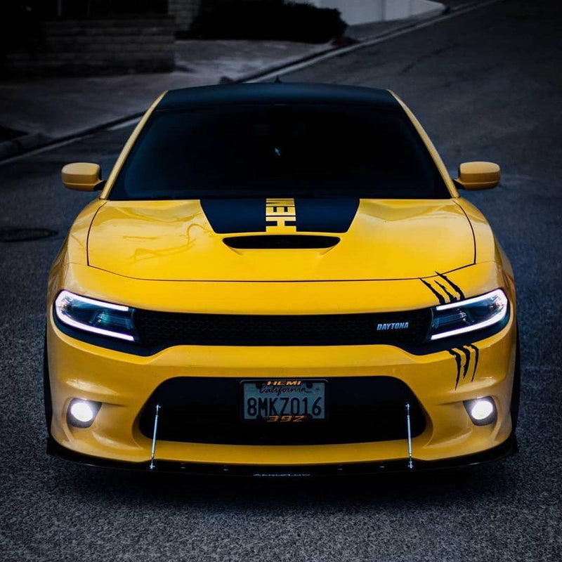 2015-2022 Dodge Charger Front Splitter V1 (Scatpack/Hellcat/Daytona)