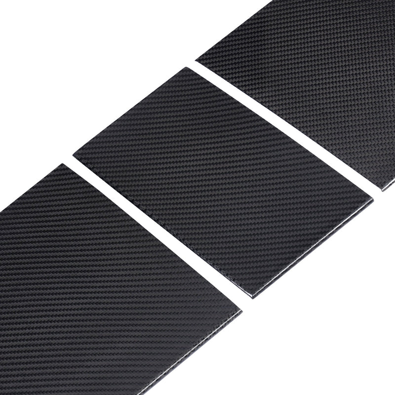 Dry Carbon Fiber 3-Piece Center Console Cover for Tesla Model 3 Highland (Gloss)