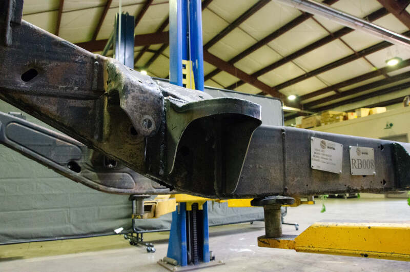 Rust Buster 14-18 Chevy Silverado 1500 Rear Cab Mount - Left