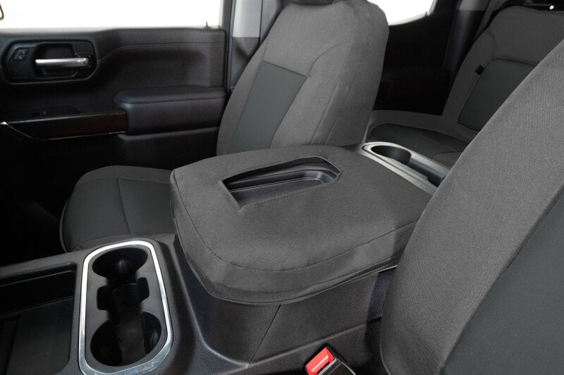 Covercraft 17-24 Nissan Armada Endura PrecisionFit Custom Second Row Seat Covers - Silver/Charcoal