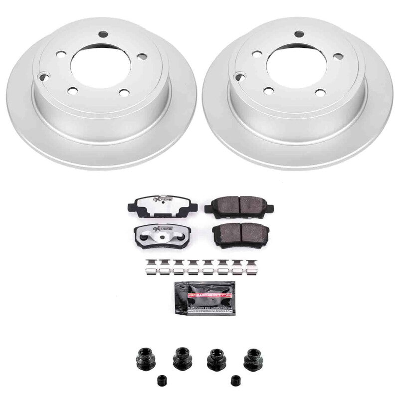 Power Stop 11-14 Chrysler 200 Rear Z26 Coated Brake Kit