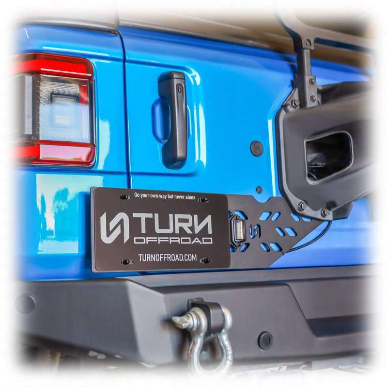 Turn Offroad 2018+ Jeep JL License Plate Relocation