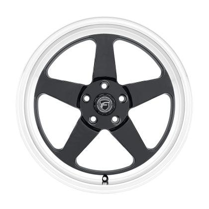 Forgestar D5 Drag 15x10 / 5x114.3 BP / ET50 / 7.5in BS Gloss Black Wheel