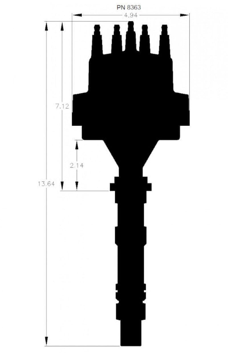 Cadillac V8 Distributor w/Vacuum Advance