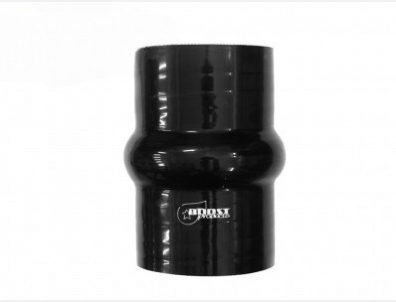 BOOST Products Silicone Coupler with single Hump, 3-1/2" ID, Black