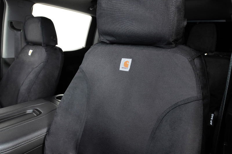Covercraft 20-23 Ford Explorer Carhartt Super Dux SeatSaver Custom Second Row Seat Covers - Black