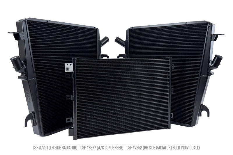 CSF 09-15 Ferrari 458 High Performance All Aluminum Radiator - Right