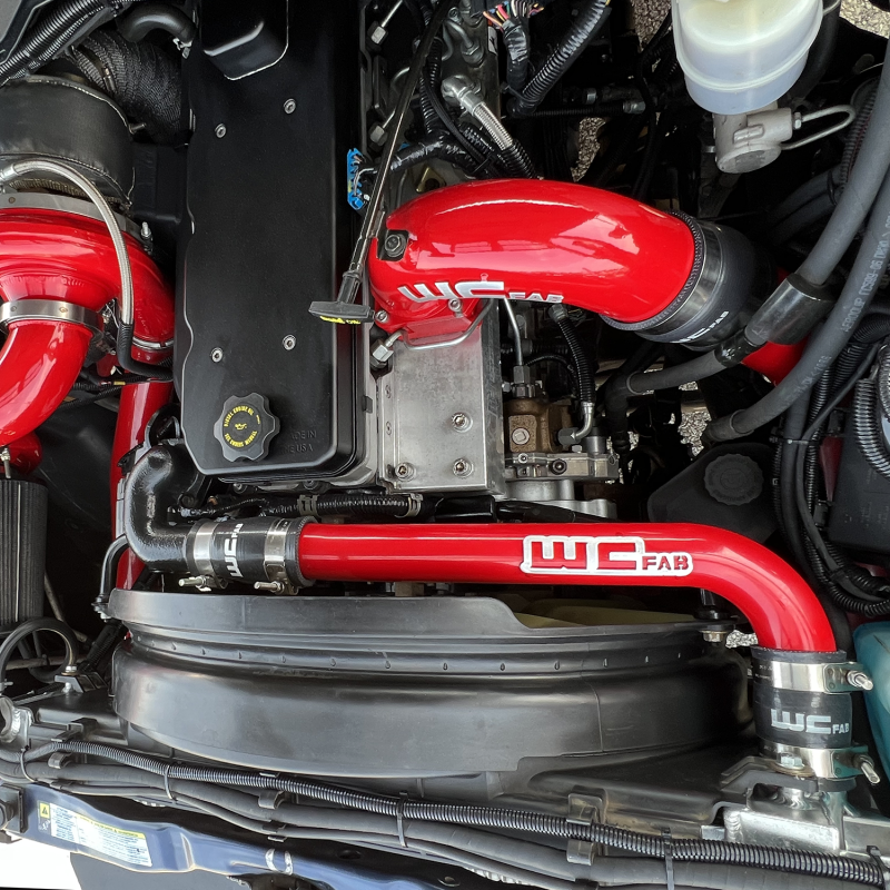 Wehrli 03-09 Dodge 5.9L/6.7L Cummins (Non-Twin CP3) Upper Coolant Pipe - Deore Gold