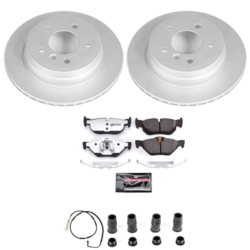 Power Stop 07-10 BMW 328i Rear Z26 Coated Brake Kit