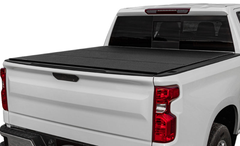 Access LOMAX 22-24 Toyota Tundra 6ft 6in Bed Tri-Fold Cover Black Urethane Finish
