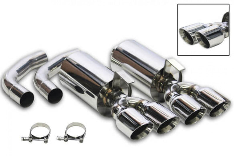 Flowtech 1992-1996 C4 Corvette 5.7L 2.5 In Axle-B Exhaust System Kit