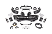 Eventuri C8 ZR1 carbon intake installed under clear trunk panel