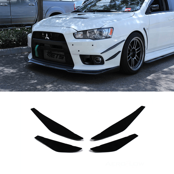 2007-2015 Mitsuibishi Evo X Canards V1