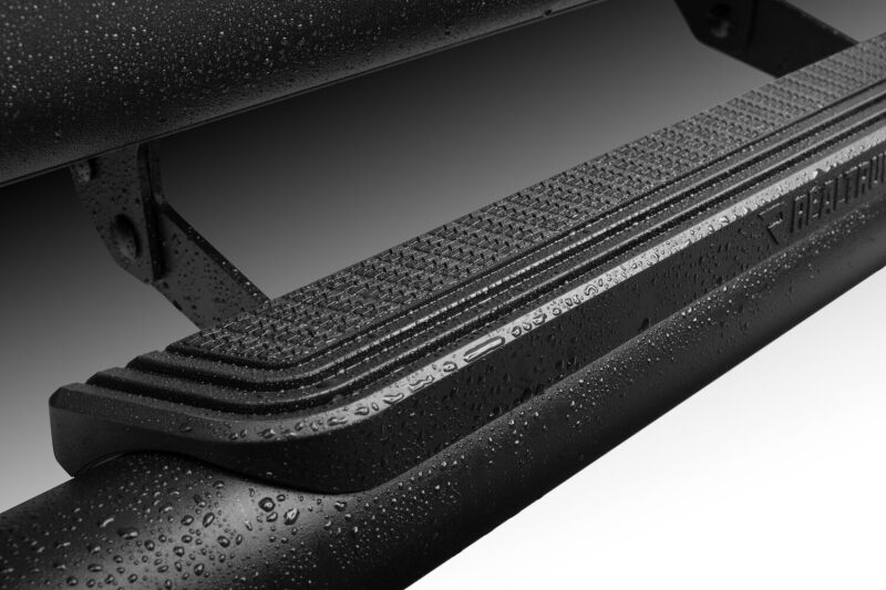RealTruck 15-26 Ford F150 / 17-26 Ford F250/F350 SD Super Cab Traxio 3in Nerf Bars - Textured Black