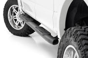 Oval Nerf Step | Crew Cab | Black | Ford F-150/Lightning/F-250/F-350/Raptor (15-26)