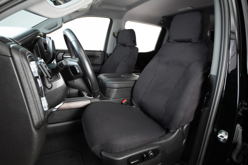 Covercraft 19-23 Ford Transit Polycotton SeatSaver Custom Third Row Seat Covers-Charcoal