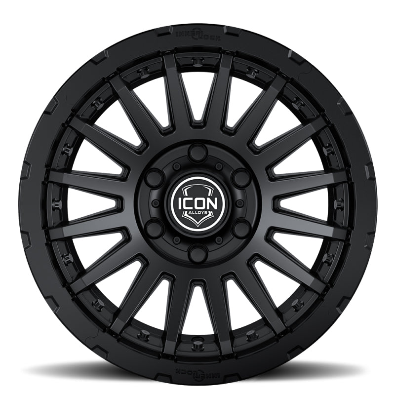 ICON Recon Pro 18x9 6 x 5.5 25mm Offset 6in BS 95.1mm Bore Satin Black Wheel
