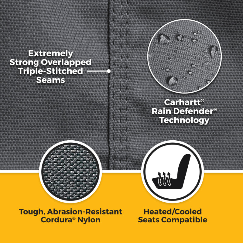 Covercraft 2026 Jeep Wrangler 2-Door (MT) Carhartt Super Dux SeatSaver Custom Front Row Seat Covers