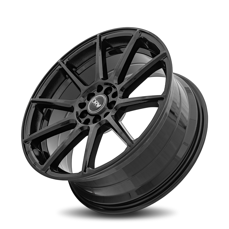 DRW Wheels D10 18x8 5x108/114.3 40 73.1 Gloss Black
