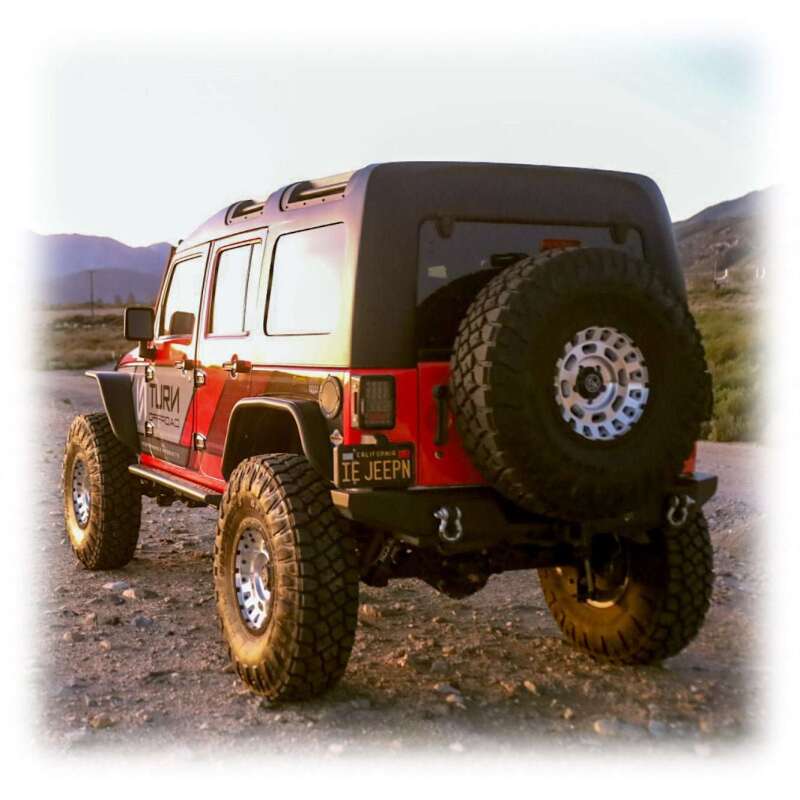 Turn Offroad 2007-2018 Jeep JK 4 Door Safari Style Hardtop w/Overhead Handles