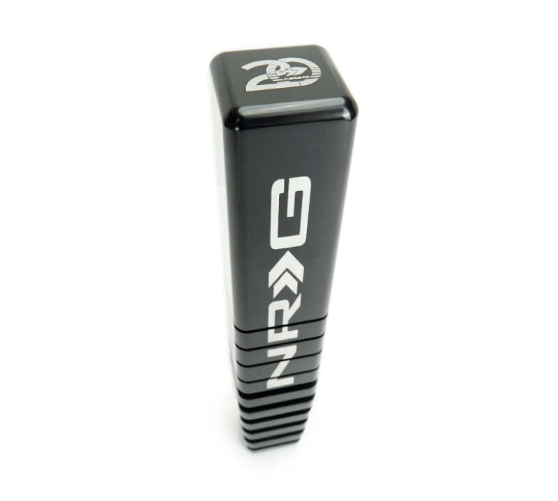 NRG Shift Knob - 20 Year Anniversary Weighted Square Heat Sink Tall - Black