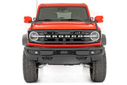 LED Light Kit | Ditch Mount | 3.5" Black Round Pair | Amber DRL | Ford Bronco (21-26)