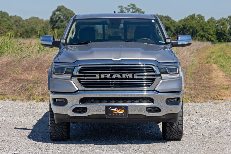 LED Light Kit | Ditch Mount | 2" Black Pair | Amber DRL | Ram 1500 (19-26)