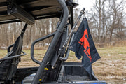 Whip Mount | Cage | 4' Multl-Color LED Whip Pair | Kawasaki Teryx4 800 