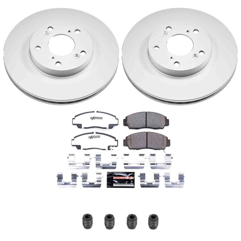 Power Stop 03-07 Honda Accord Front Z26 Coated Brake Kit