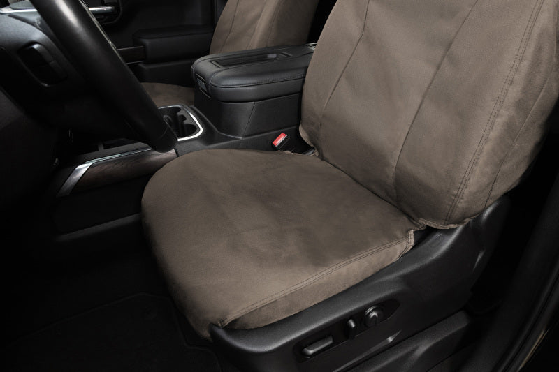 Covercraft 14-23 Ford Transit Endura Waterproof SeatSaver Front Row Seat Covers-Taupe