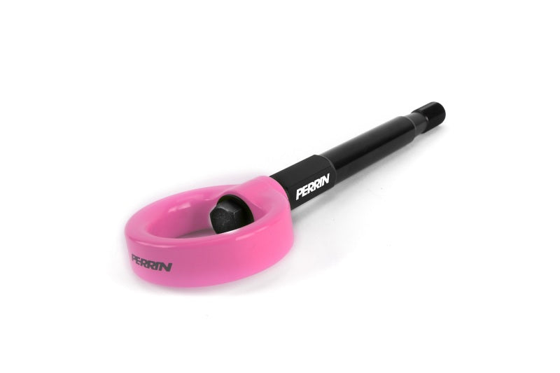 Perrin [22-25 WRX] Tow Hook Kit | Front - Hyper Pink | PSP-BDY-237HP