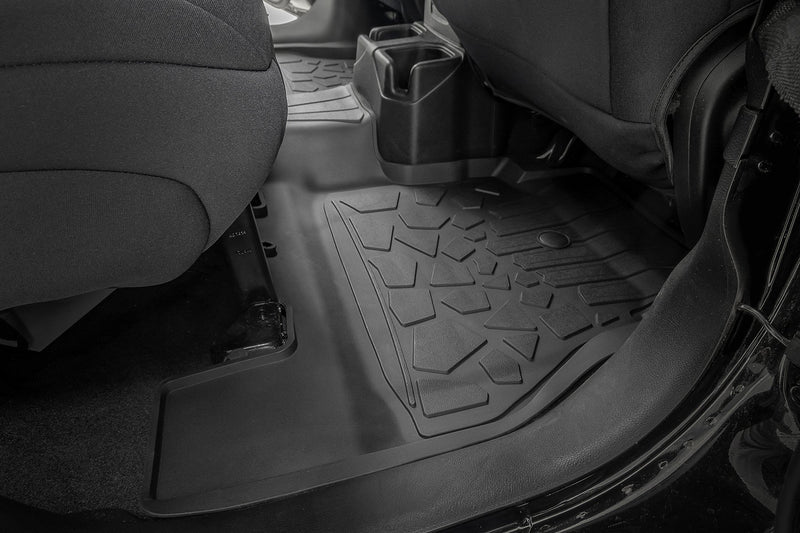 Flex Fit Floor Mats | FR & RR | 4 Door | Jeep Wrangler Unlimited 4WD (18-26)