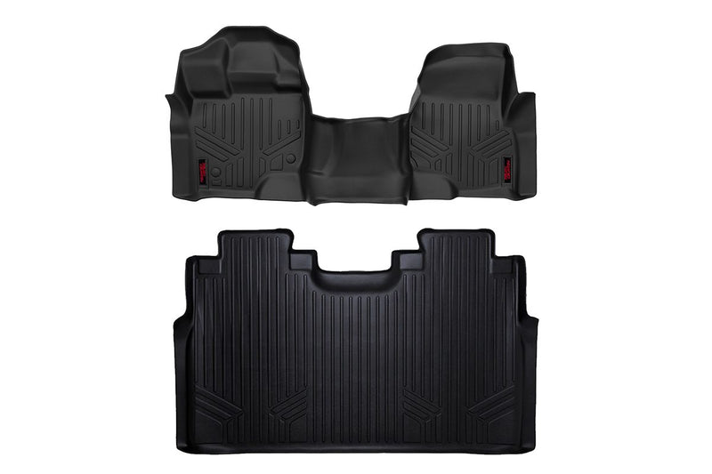 Floor Mats | FR & RR | Over Hump | Ford F-150 (15-26)/F-150 Lightning (22-26)/Raptor (17-26) 