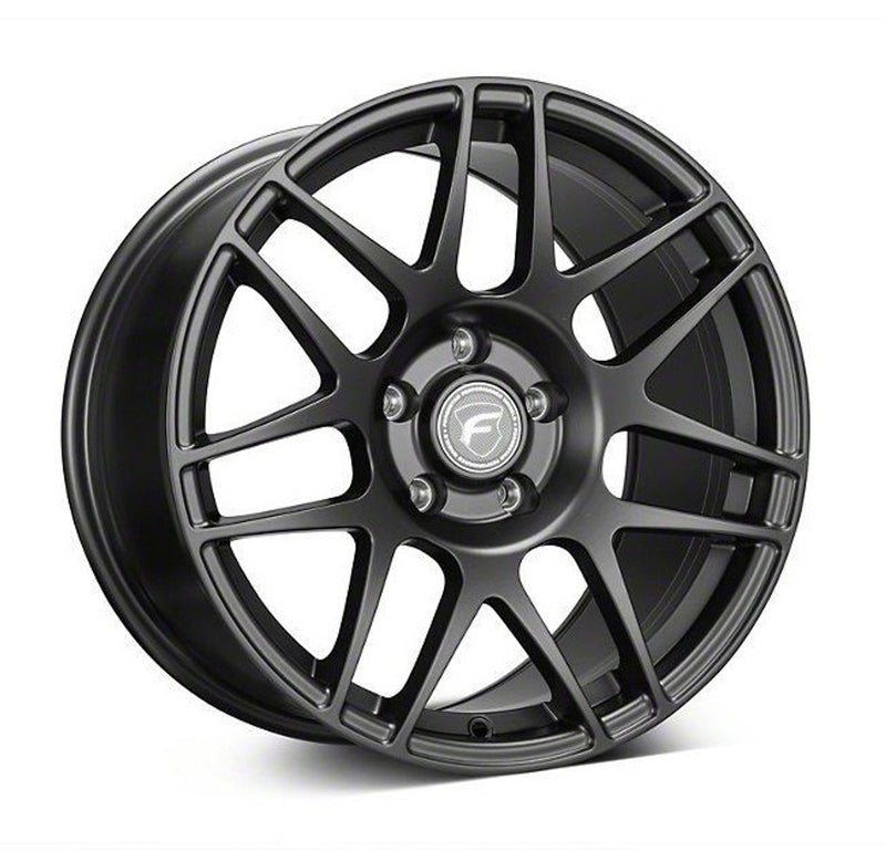 Forgestar F14 Drag 15x10 / 5x115 BP / ET22 / 6.3in BS Satin Black Wheel