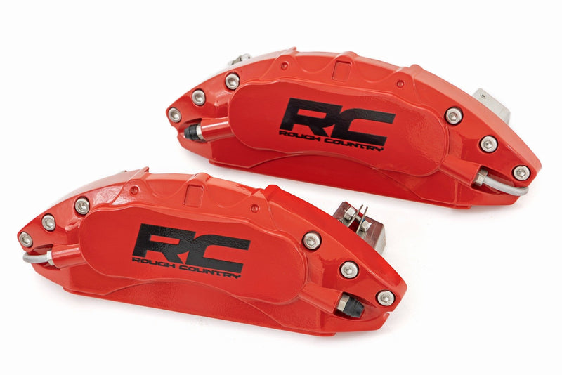 Caliper Covers | Rear | Red | Chevy/GMC Sierra 1500 (19-25)/Silverado 1500 (19-26) 
