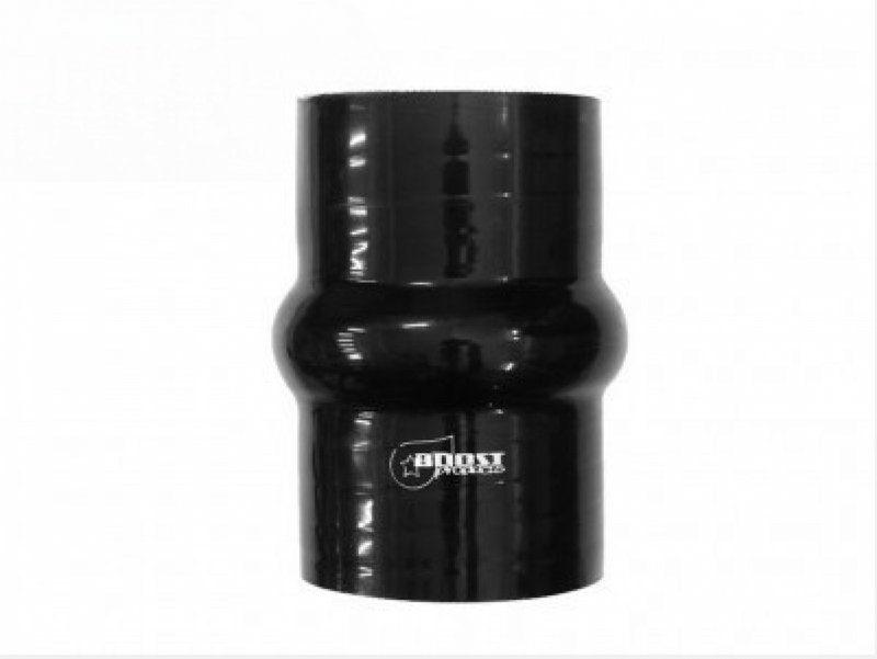 BOOST Products Silicone Coupler with single Hump, 3" ID, Black