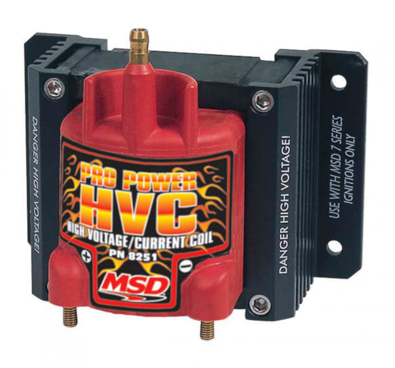MSD Ignition Coil - Pro Power HVC - Red