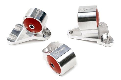 Innovative 92-95 Civic Billet Conversion Transmission Silver Aluminum Mount 75A Bushing - B/D Series