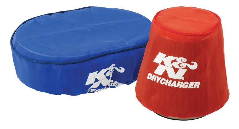 K&N Drycharger Wrap Blue Custom 6.5in H