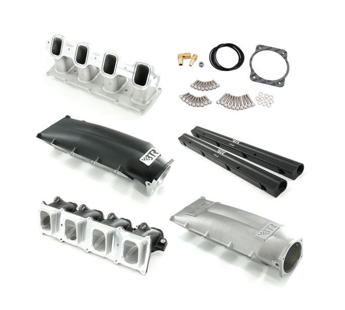 BTR custom Godzilla Trinity intake component choices; representative manufacturer image, exact parts depend on selected configuration
