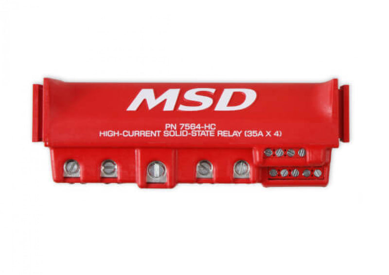 High-Current Solid-State Relay 35Ax4, Red
