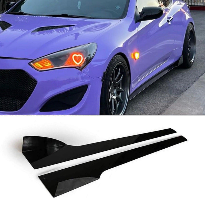 2013-2016 Hyundai Genesis Coupe Side Skirt Extension V2