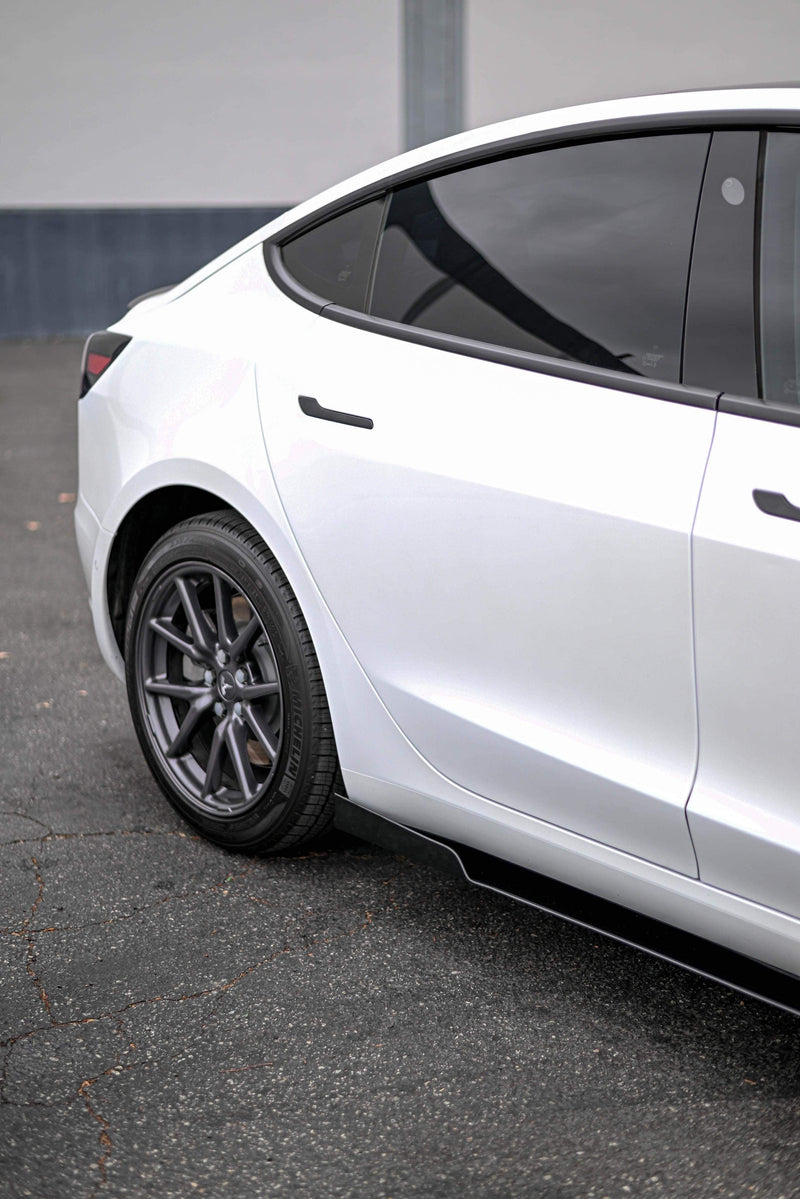 2018 - 2024 Tesla Model 3 V6 Side Skirt Extensions